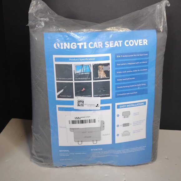 OINGTI Car Seat Cover Gray - Picture 1 of 11
